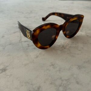 Loewe cat-eye acetate sunglasses. Includes case and cloth